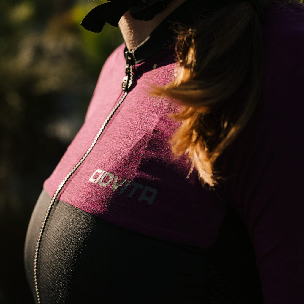 Women's Opera Race Fit Jersey (Magenta)