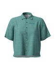 Women's Short Sleeve Adventure Shirt (Turquoise Melange)