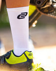 white cycling socks from Ciovita