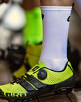 hightop ciovita cycling socks in white