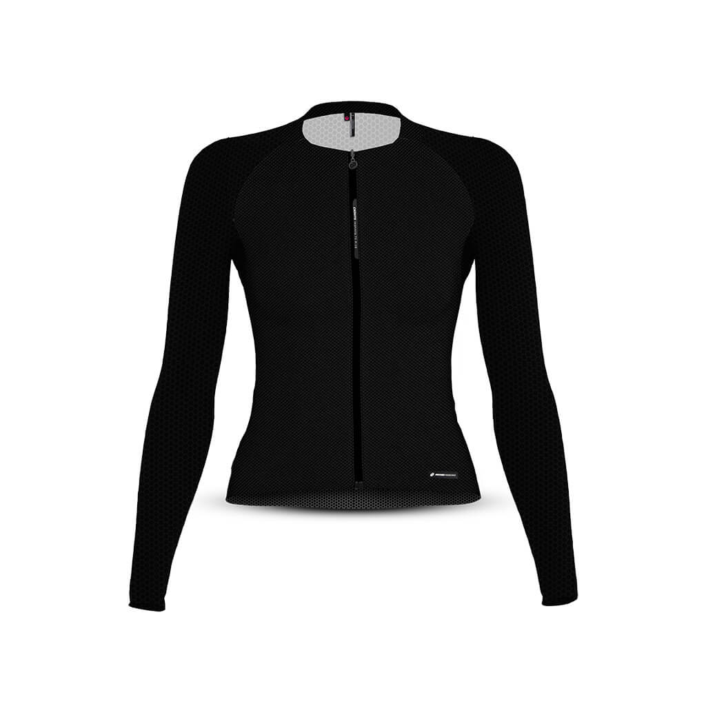 Women's Apex H1 Svelto Long Sleeve Jersey (Black)