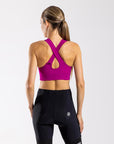 Women's Fiamma Sports Bra (Magenta)