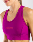 Women's Fiamma Sports Bra (Magenta)