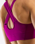 Women's Fiamma Sports Bra (Magenta)