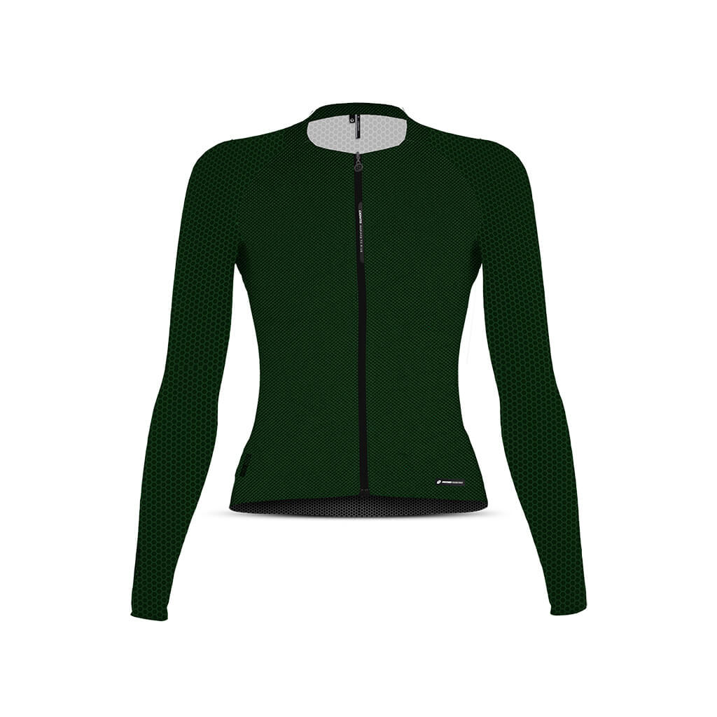 Women's Apex H1 Svelto Long Sleeve Jersey (Forest)
