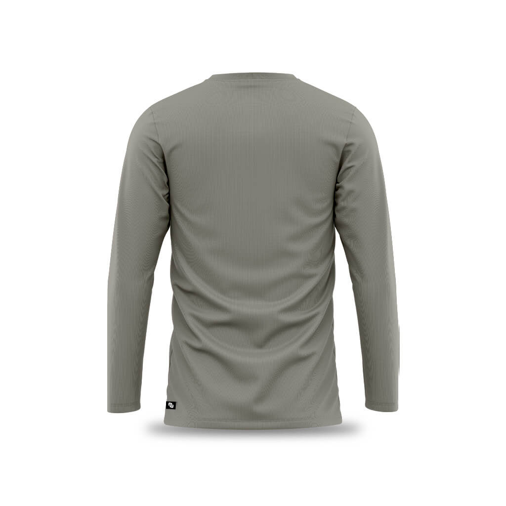Men's Core Casual Long Sleeve T Shirt (Stone)