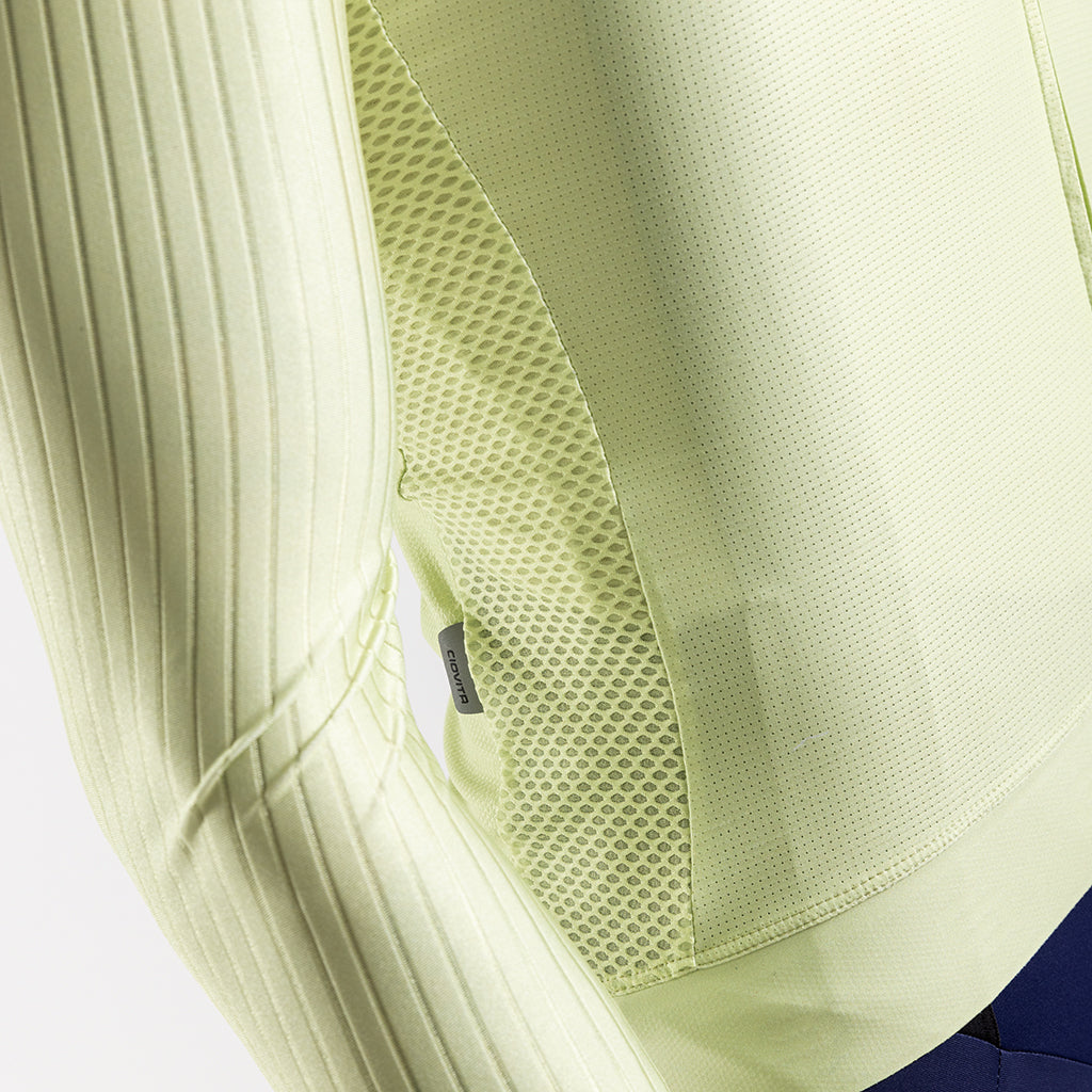 Men's Faro Long Sleeve Race Fit 2.0 Jersey (Lime)