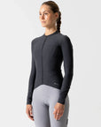 Women's Librio Long Sleeve Race Fit Jersey (Charcoal)
