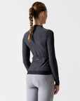 Women's Librio Long Sleeve Race Fit Jersey (Charcoal)