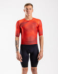 Men's Aeolis Zipperless Pro Fit Jersey (Red Swirl)