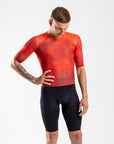 Men's Aeolis Zipperless Pro Fit Jersey (Red Swirl)