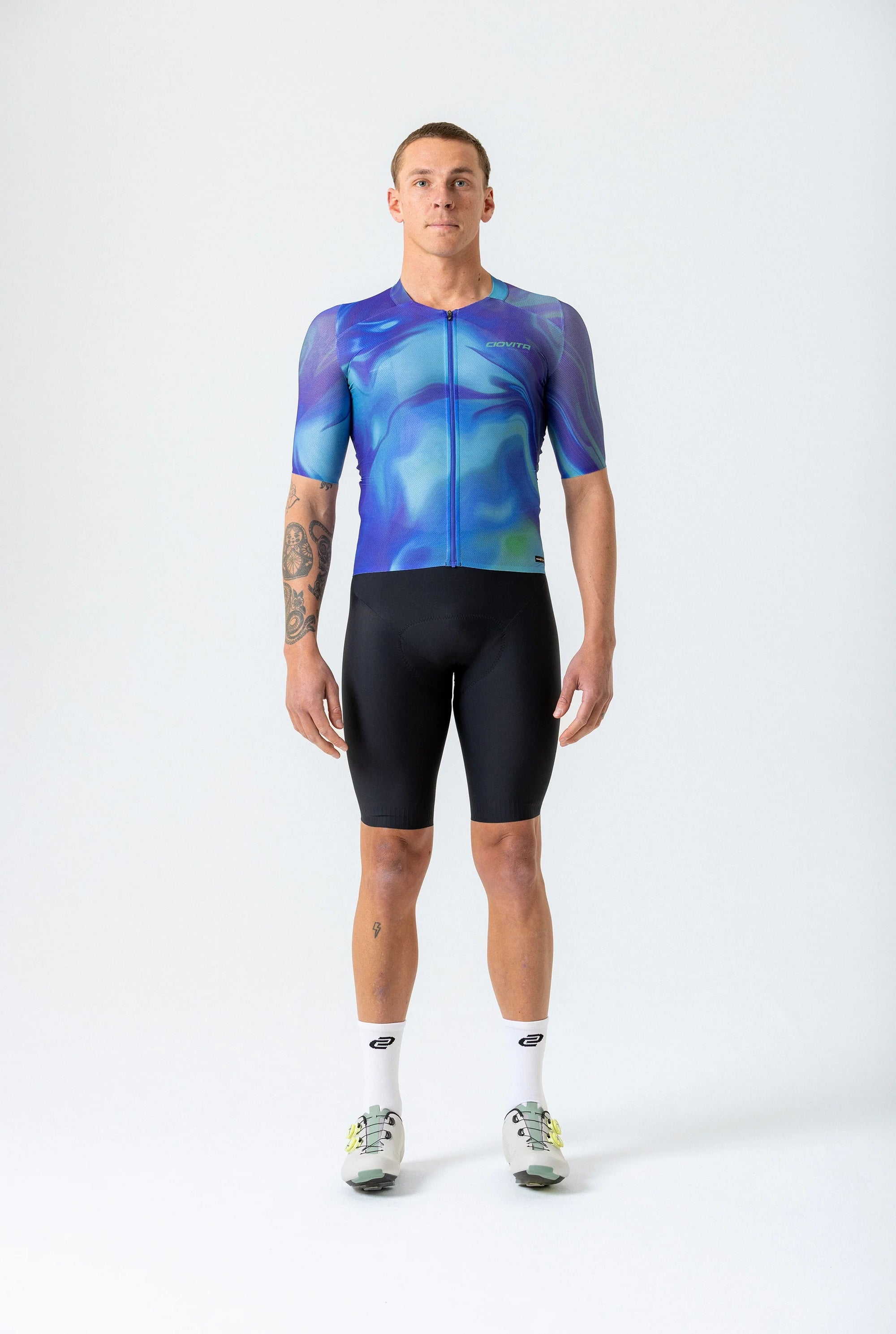 Men's Apex H1 Pro Fit Jersey (Navy Swirl)
