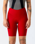 Women's Supremo Pace Bib Shorts 2.0 (Red)