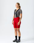 Women's Supremo Pace Bib Shorts 2.0 (Red)