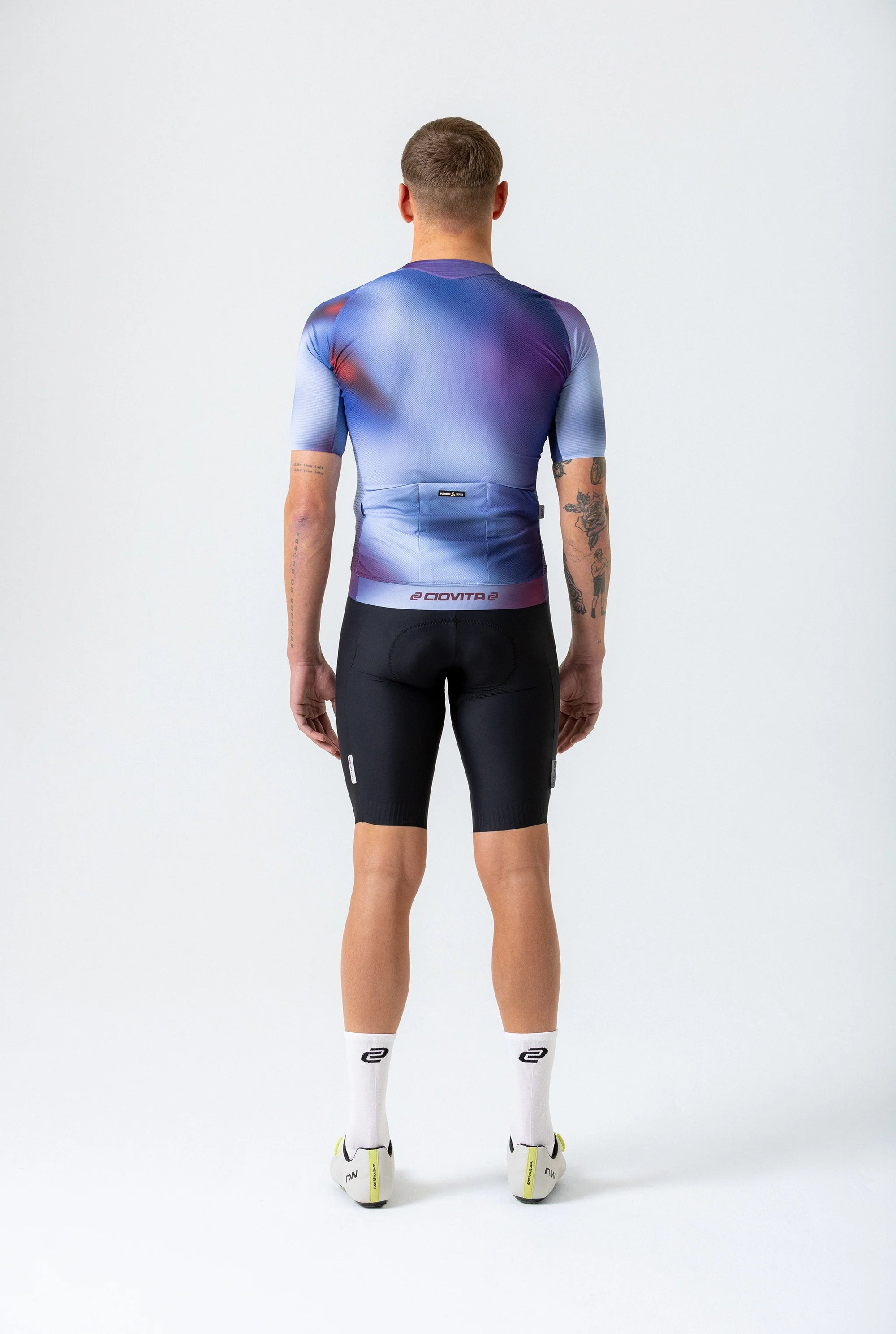 Men's Supremo Race Fit Jersey (Blue Aeris)