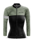 Women's Opera Long Sleeve Jersey (Olive)