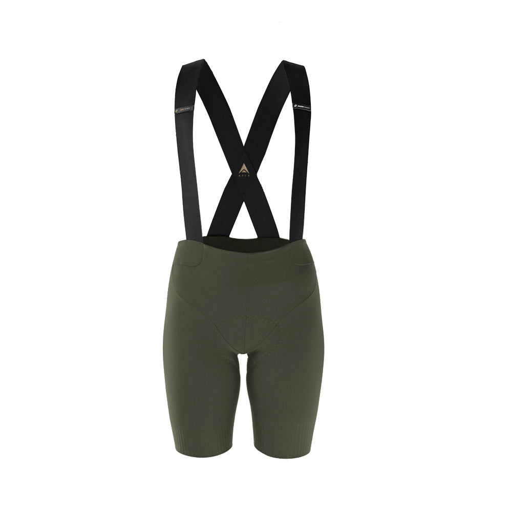 Women's Apex Elite Bib Shorts (Olive)