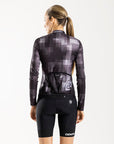 Women's Pixel Long Sleeve Sport Fit Jersey (Black)