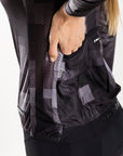 Women's Pixel Long Sleeve Sport Fit Jersey (Black)