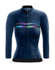 Women's Faro Long Sleeve Jersey (Navy)