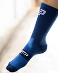 navy blue cycling sock