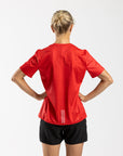 Women's Short Sleeve Tech Tee (Red)