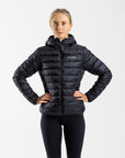 Women's Hooded Puffer Jacket (Black)