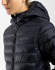 Women's Hooded Puffer Jacket (Black)