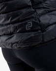 Women's Hooded Puffer Jacket (Black)