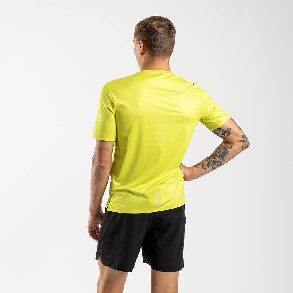 Men's Short Sleeve Tech Tee (Cyber Lime)