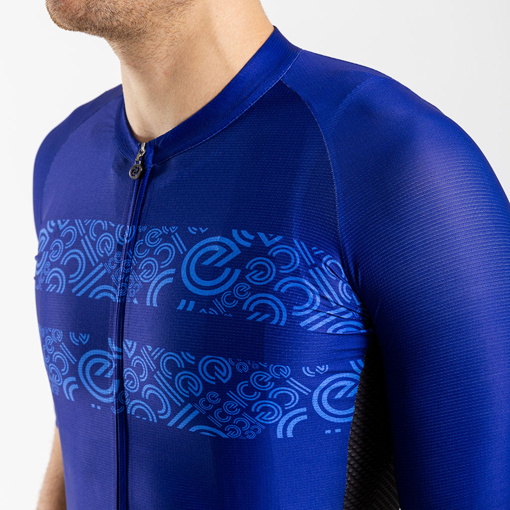 ICE Men's Race Fit 2.0 Jersey Blue