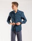 Men's Long Sleeve Adventure Shirt (Sea Melange)
