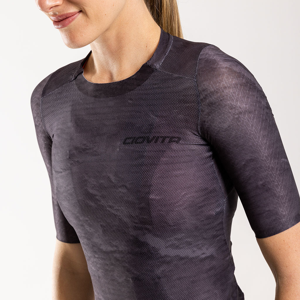 Women's Aeolis Zipperless Pro Fit Jersey (Charcoal)