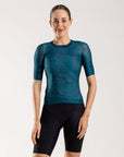 Women's Aeolis Zipperless Pro Fit Jersey (Petroleum)