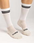 Merino Crew Socks (White)