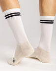 Merino Crew Socks (White)