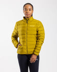 Women's Down Puffer Jacket (Mustard)
