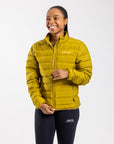 Women's Down Puffer Jacket (Mustard)