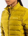 Women's Down Puffer Jacket (Mustard)