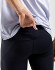 Men's Short Training Tights (Black)