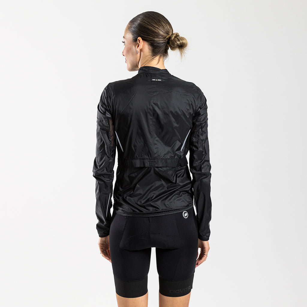 Women's Alto Corsa Windproof Jacket (Black)