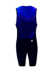 Men's Blue Motion Sleeveless Tri Suit