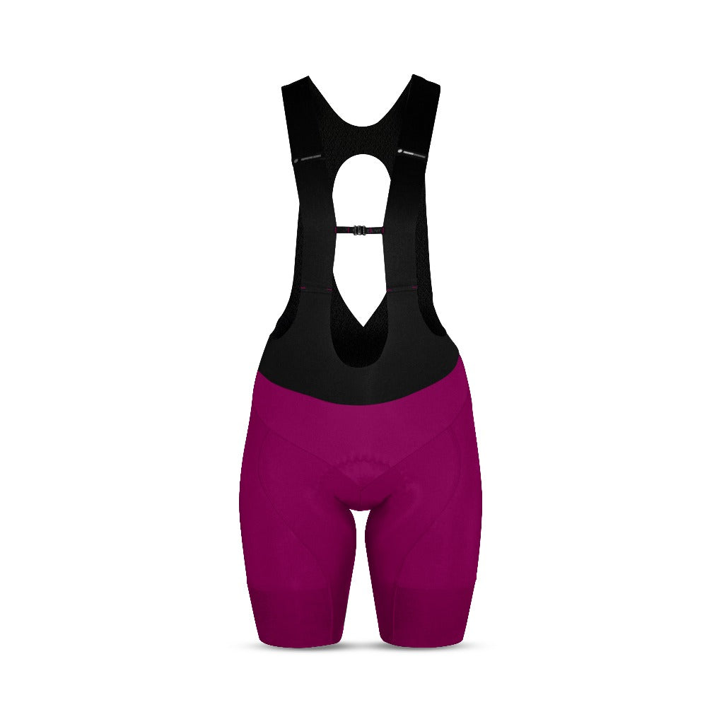 Women's Supremo Pace Bib Shorts (Magenta)