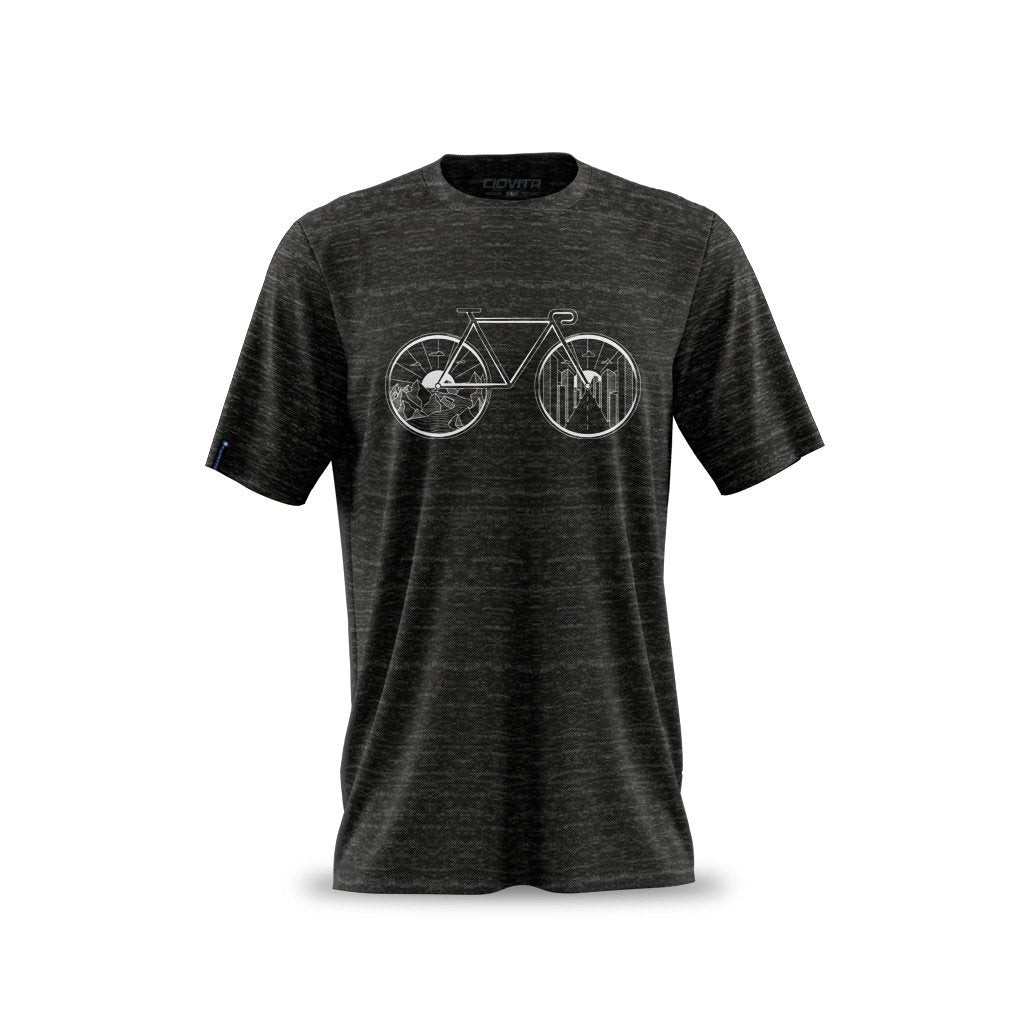 Men's Charcoal Mélange Concord T Shirt | T Shirt |Ciovita Australia