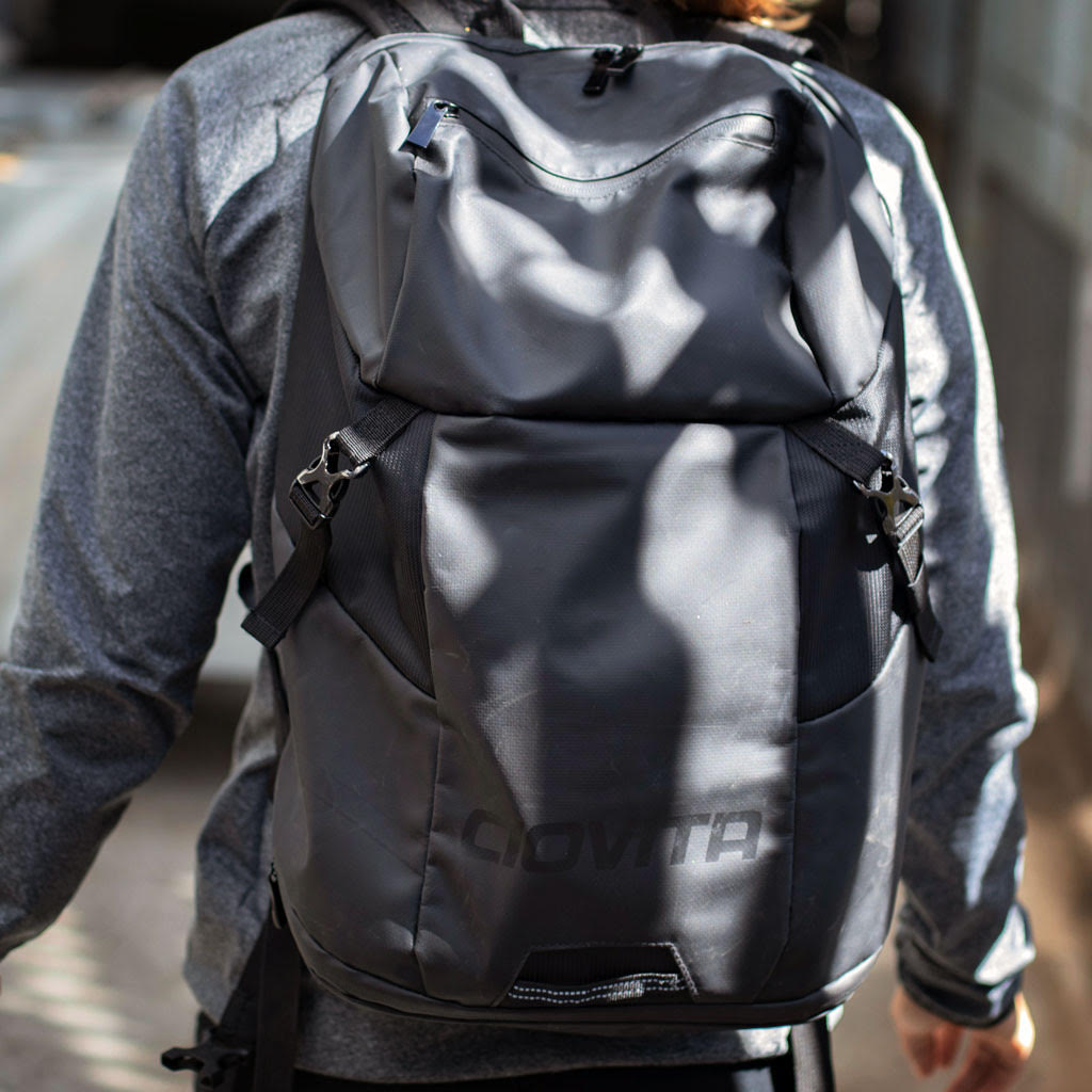 cycling backpack with multiple compartments