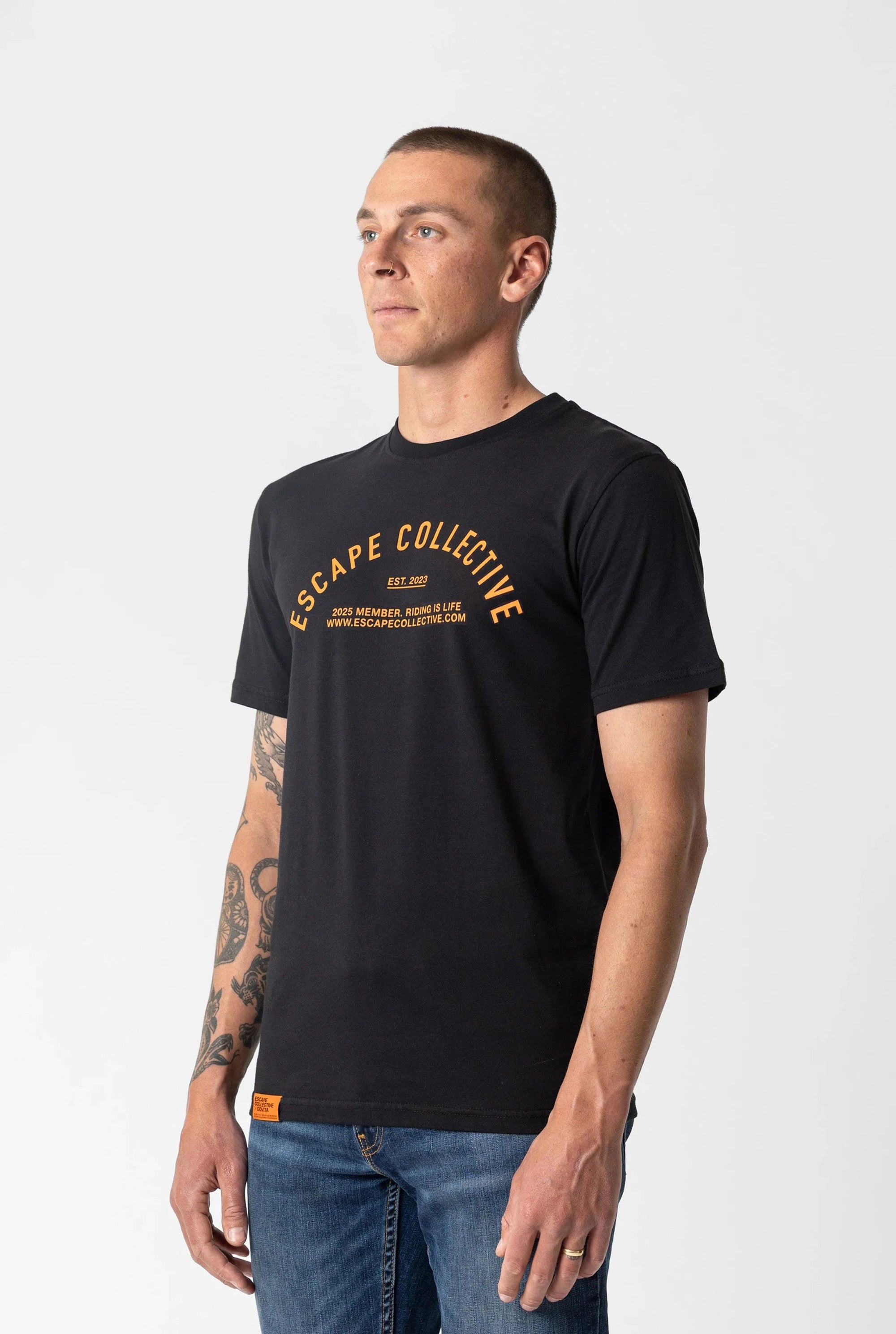 Unisex Escape Collective T Shirt (Black)