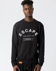 Unisex Escape Collective Crew Neck Sweater (Black)