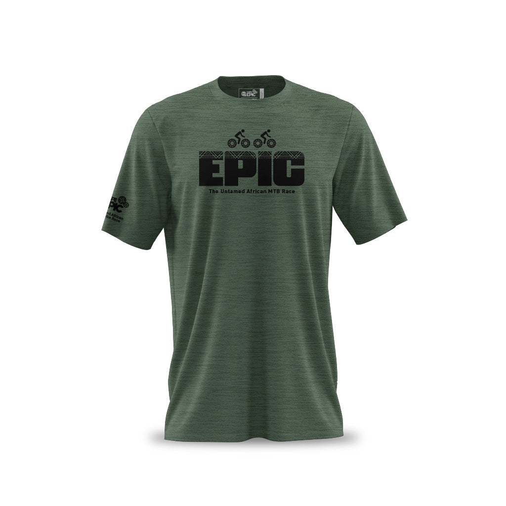 Men&#39;s Absa Cape Epic NAME T Shirt (Olive Melange)