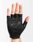Race Mesh Short Finger Glove (White)