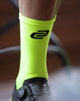 ciovita cycling socks lumo green